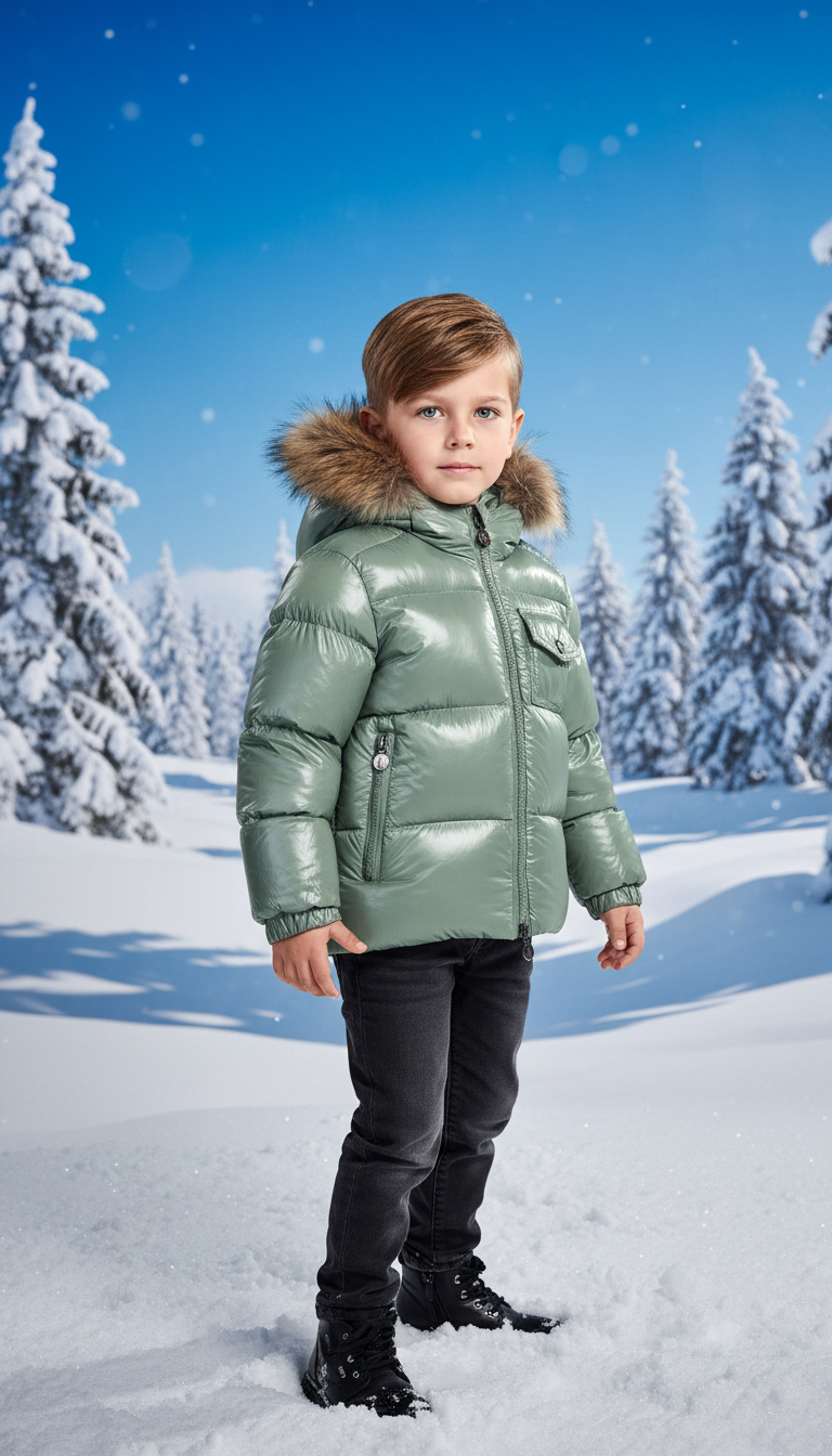 Fur Hooded Jacket (Model 17)