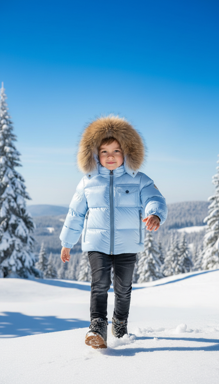 Fur Hooded Jacket (Model 18)